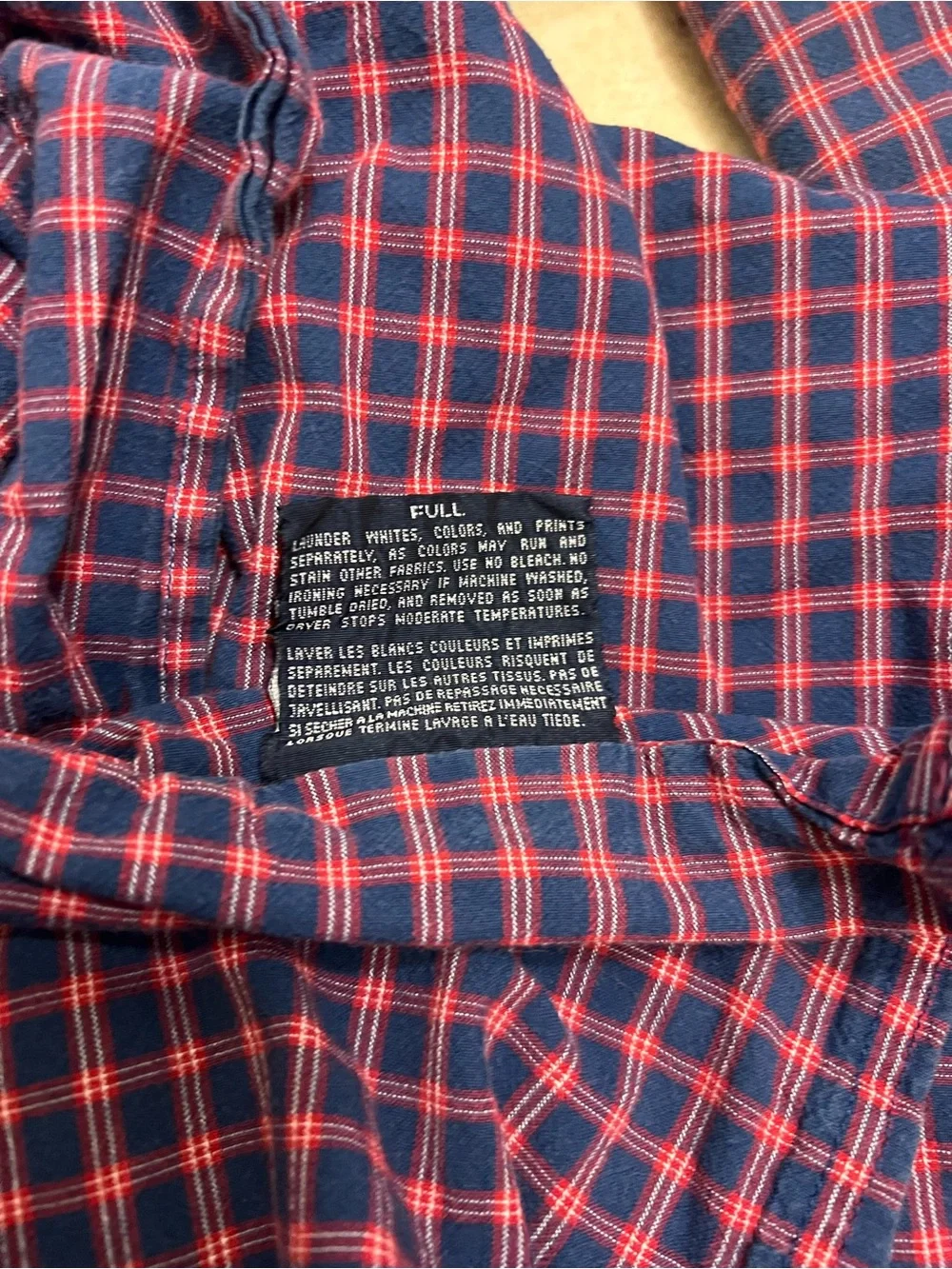 Vtg Ralph Lauren Mackinaw Plaid Full Sheet Set Flat Fitted Sheets 2 Pillowcases